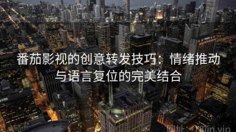 番茄影视的创意转发技巧：情绪推动与语言复位的完美结合