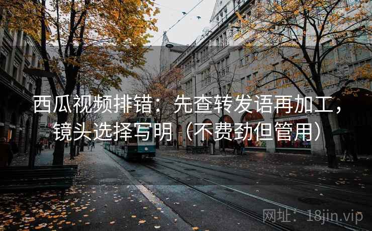 西瓜视频排错:先查转发语再加工,镜头选择写明(不费劲但管用) 西瓜视频排错:先查转发语再加工,镜头选择写明(不费劲但管用)