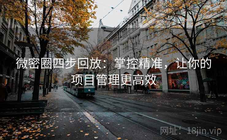 微密圈四步回放：掌控精准，让你的项目管理更高效