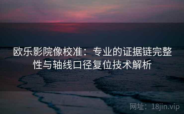 欧乐影院像校准：专业的证据链完整性与轴线口径复位技术解析